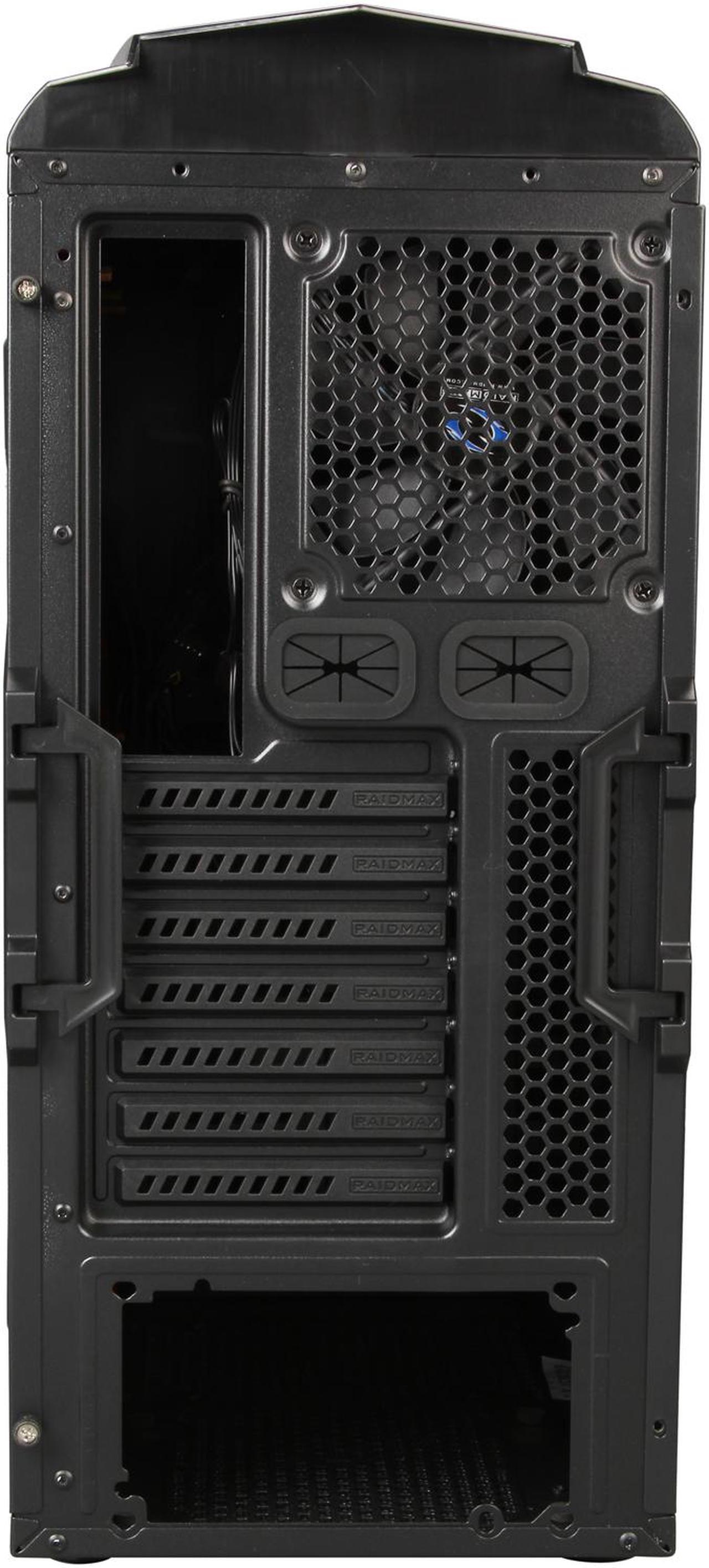 Alt view image 8 of 9 - RAIDMAX Viper GX ATX-512WBR Black / Red Steel / Plastic ATX Mid Tower Computer Case