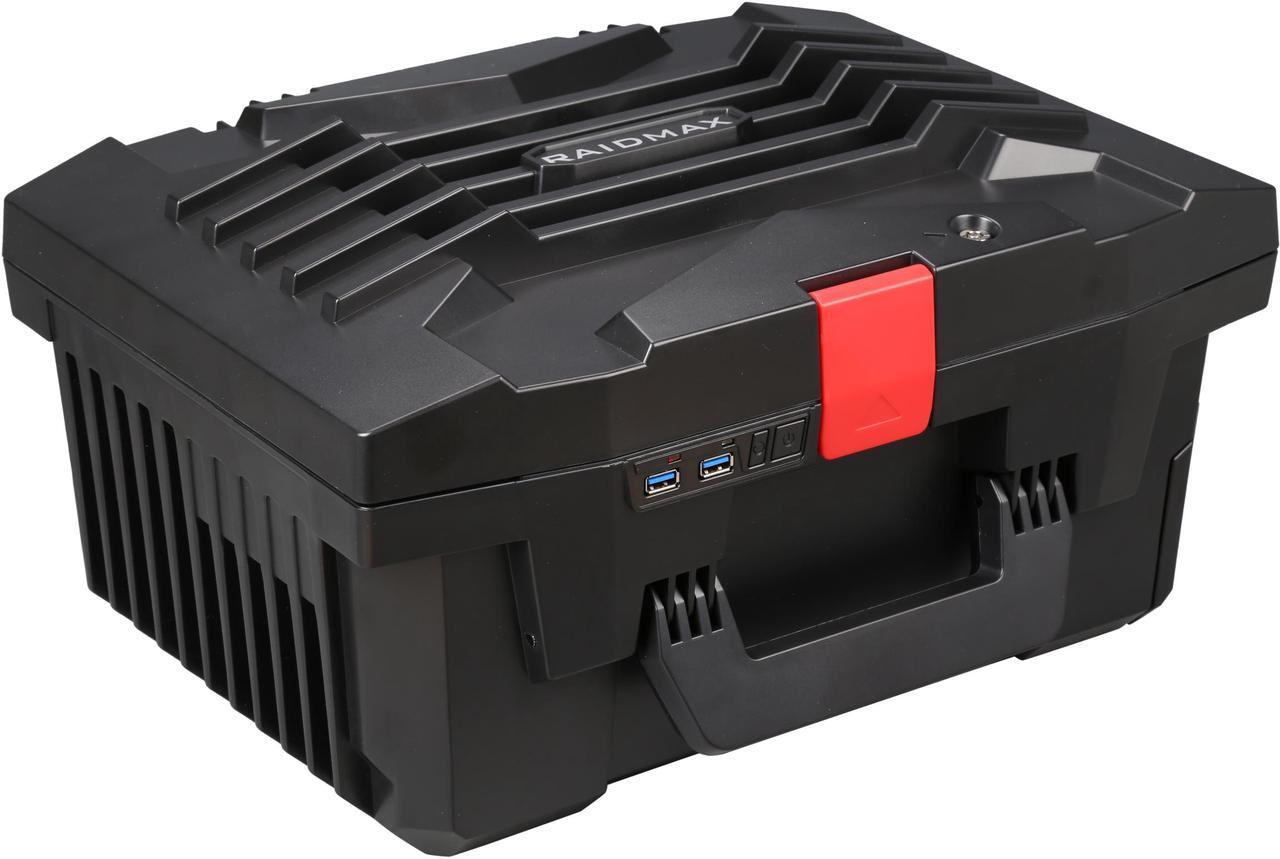 Main image of RAIDMAX Troy ITX-121B Black Steel / Plastic Mini-ITX Tower Computer Case