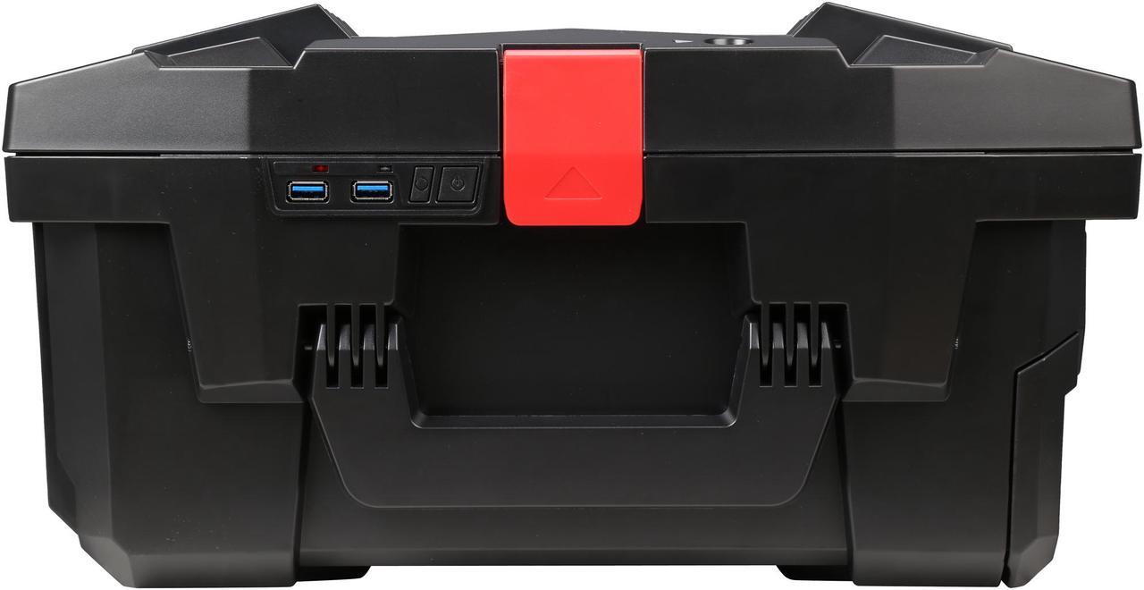 Alt view image 2 of 10 - RAIDMAX Troy ITX-121B Black Steel / Plastic Mini-ITX Tower Computer Case