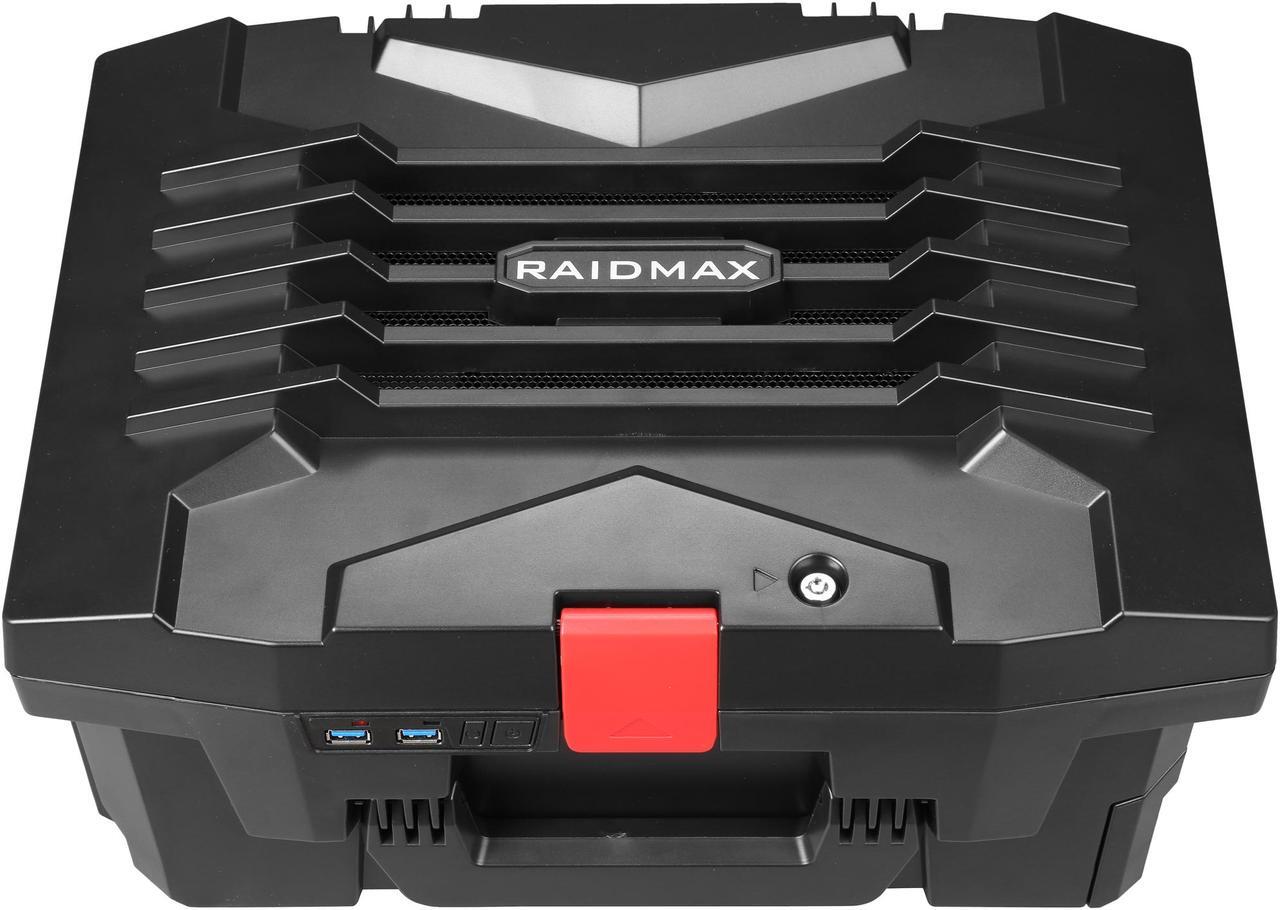 Alt view image 4 of 10 - RAIDMAX Troy ITX-121B Black Steel / Plastic Mini-ITX Tower Computer Case