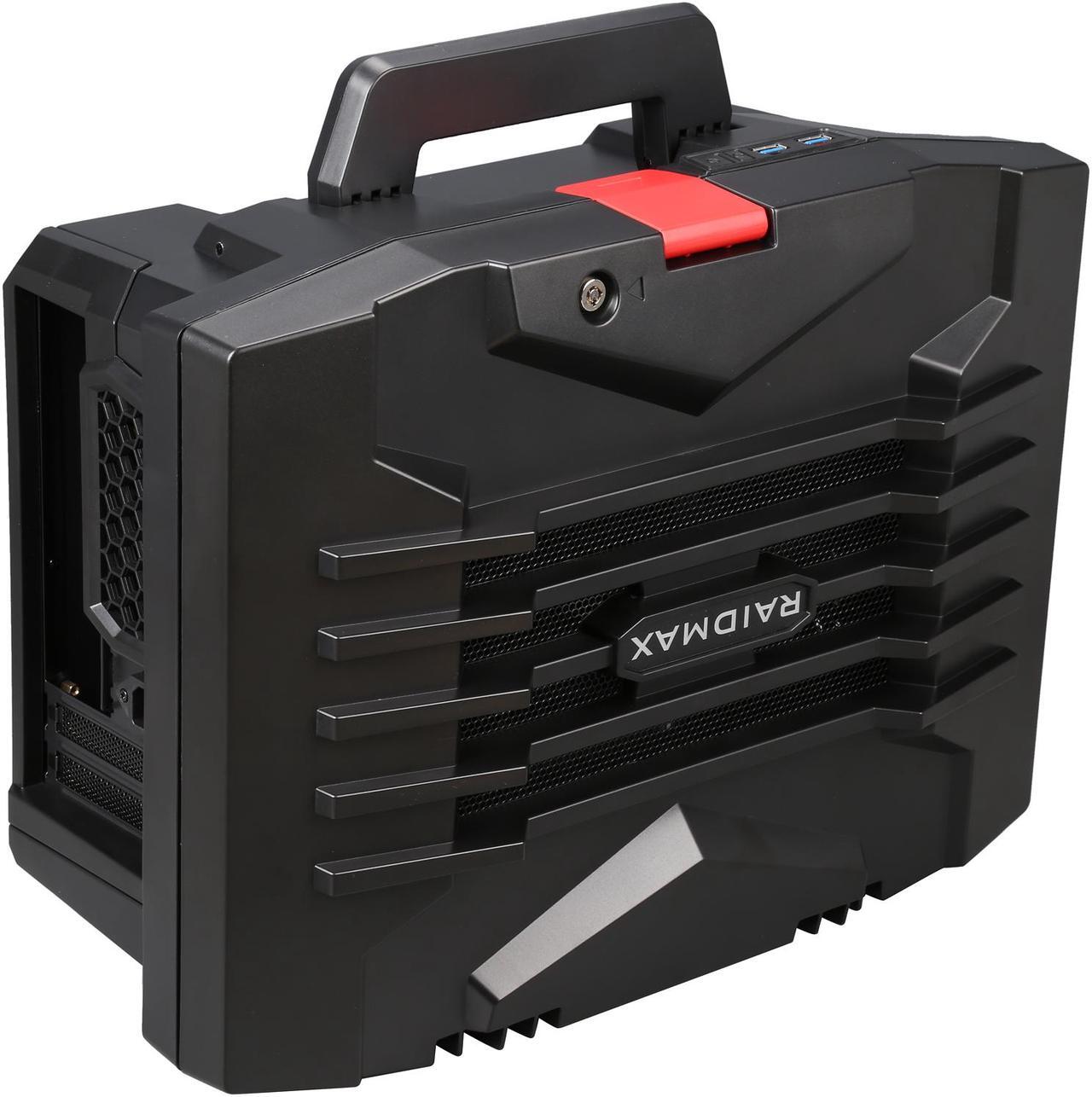 Alt view image 9 of 10 - RAIDMAX Troy ITX-121B Black Steel / Plastic Mini-ITX Tower Computer Case