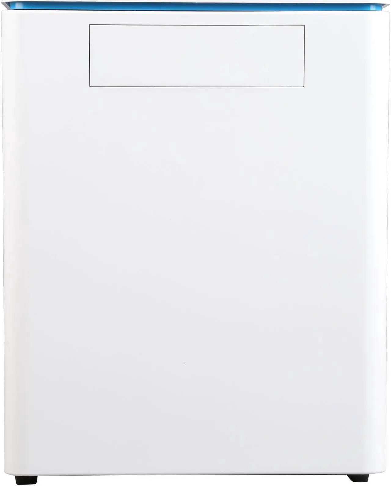 Alt view image 4 of 11 - RAIDMAX Hyperion MATX-102WWU White / Blue Aluminum / Plastic / Steel Micro ATX Tower Computer Case