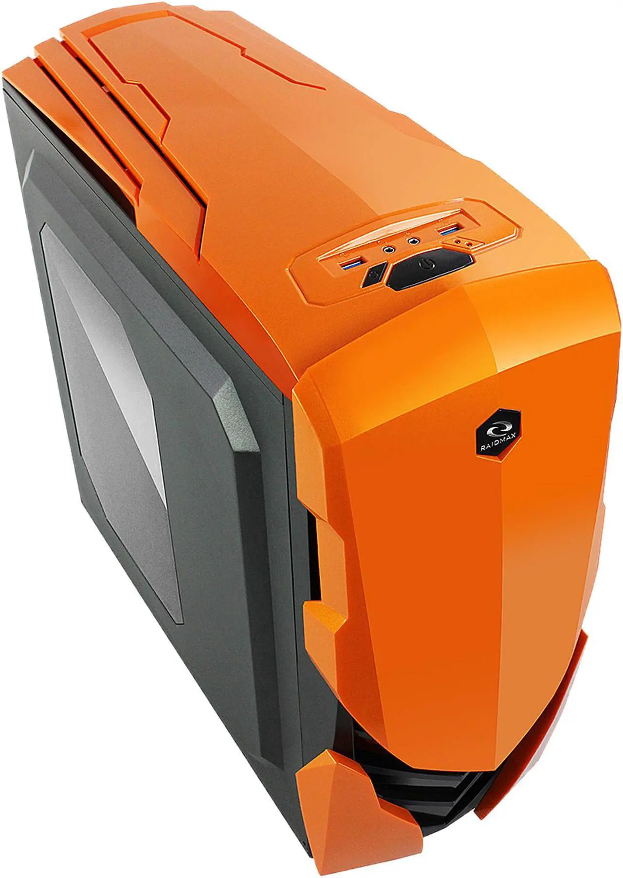 Main image of RAIDMAX Ninja II ATX-A06WBO Black / Orange Steel / Plastic ATX Tower Computer Case