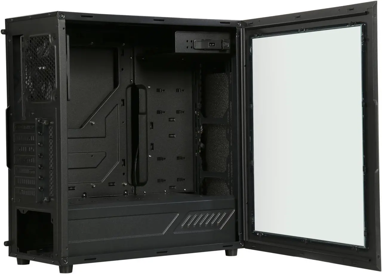 Alt view image 7 of 9 - ALPHA Lite Alpha-SWB Black Steel / Plastic ATX Mid Tower Computer Case
