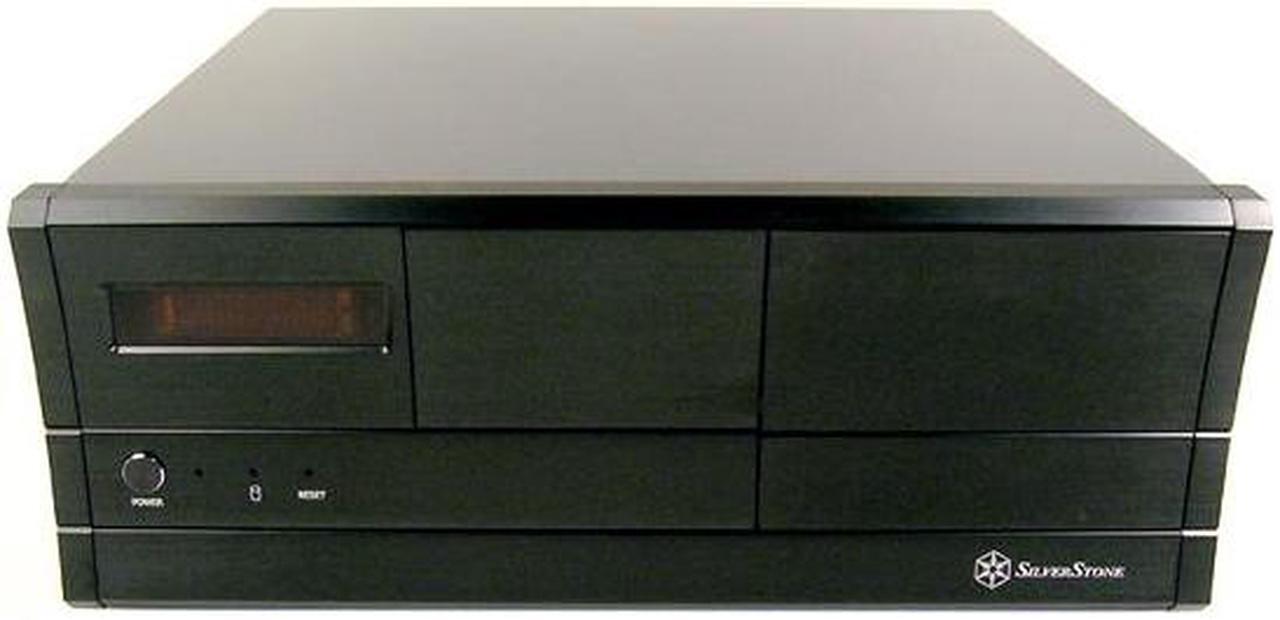 Main image of SilverStone Lascala Series LC03V Black Aluminum front panel, 1.0mm SECC body ATX Desktop Computer Case