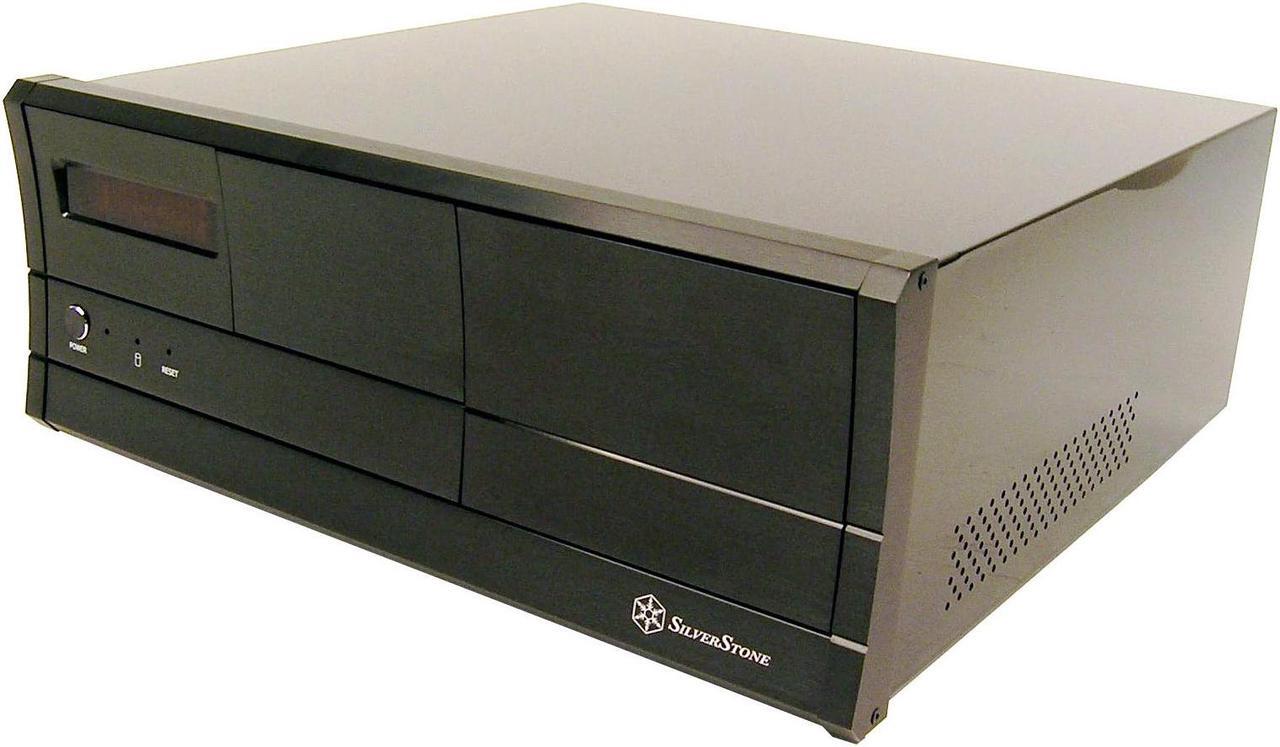 Alt view image 2 of 9 - SilverStone Lascala Series LC03V Black Aluminum front panel, 1.0mm SECC body ATX Desktop Computer Case