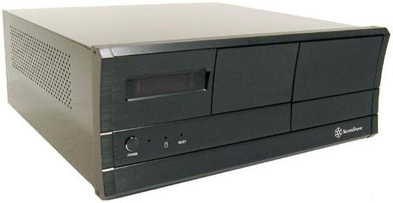 Alt view image 3 of 9 - SilverStone Lascala Series LC03V Black Aluminum front panel, 1.0mm SECC body ATX Desktop Computer Case
