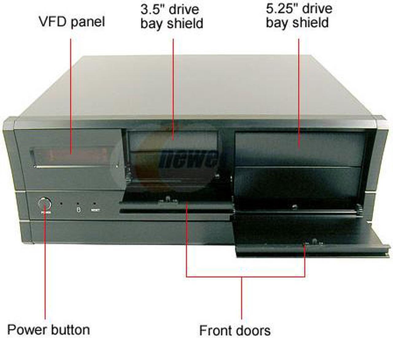 Alt view image 4 of 9 - SilverStone Lascala Series LC03V Black Aluminum front panel, 1.0mm SECC body ATX Desktop Computer Case