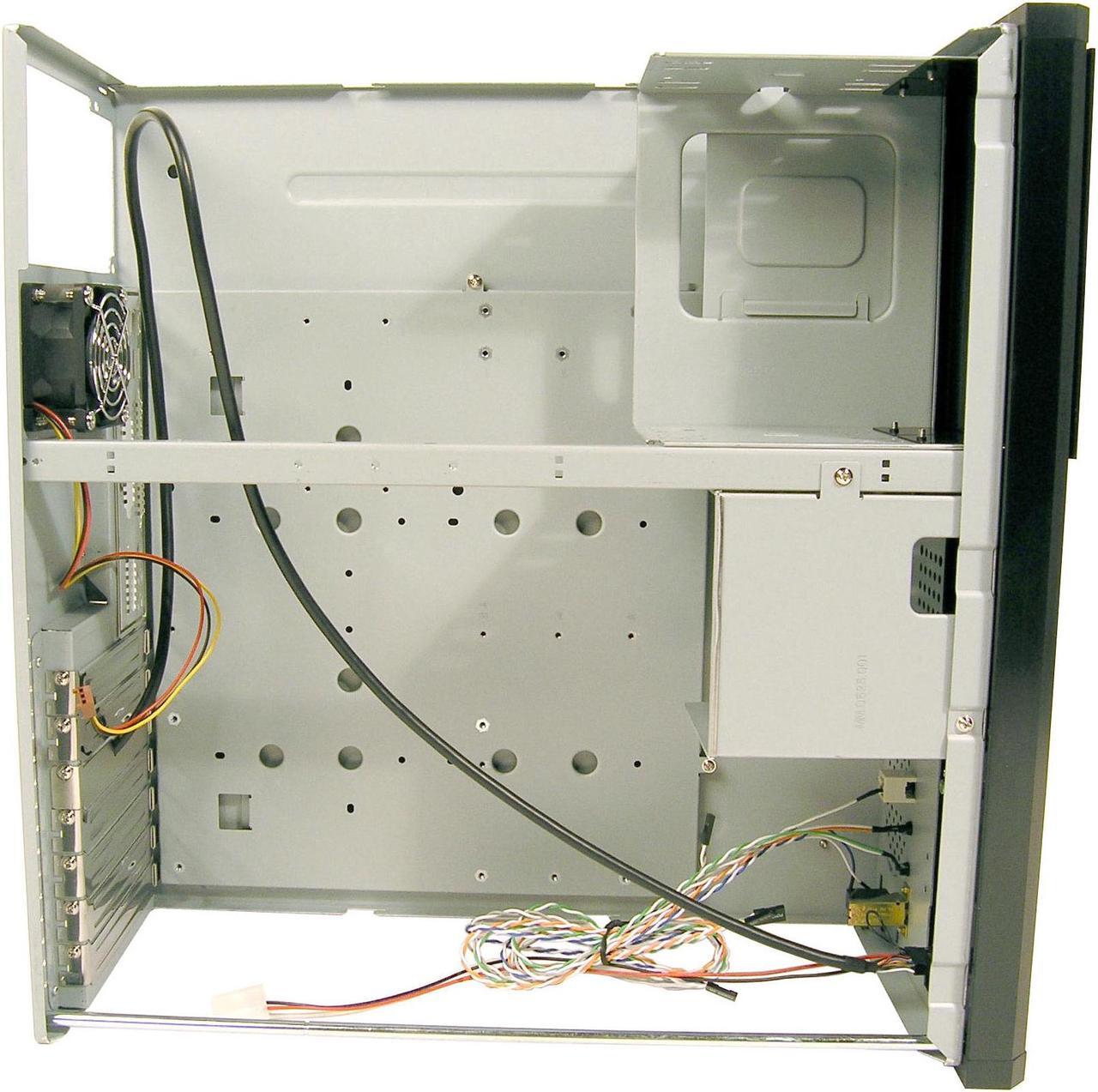 Alt view image 7 of 9 - SilverStone Lascala Series LC03V Black Aluminum front panel, 1.0mm SECC body ATX Desktop Computer Case