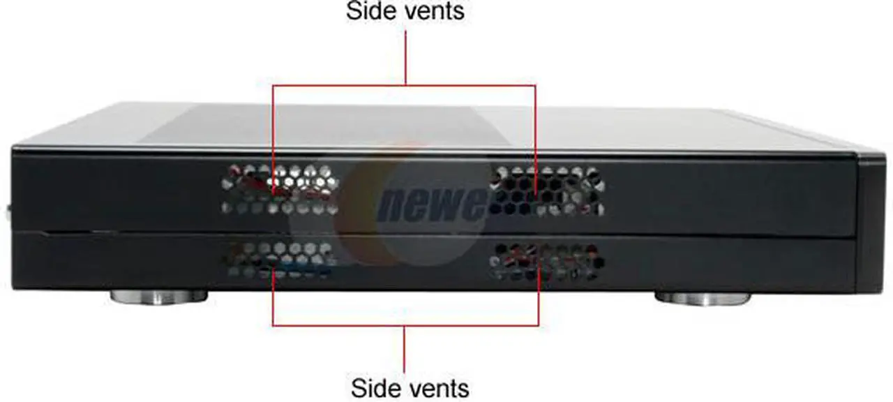Alt view image 4 of 12 - SILVERSTONE Black Aluminum front panel, 1.0mm SECC body Lascala Series LC19B-R Micro ATX Media Center / HTPC Case