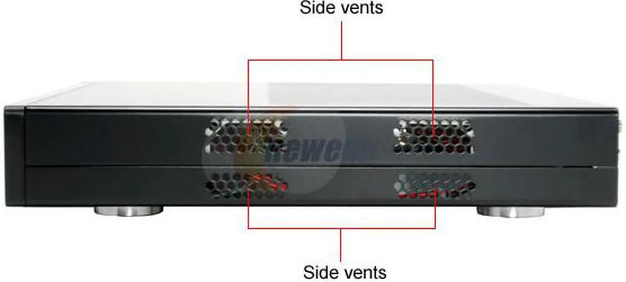 Alt view image 6 of 12 - SILVERSTONE Black Aluminum front panel, 1.0mm SECC body Lascala Series LC19B-R Micro ATX Media Center / HTPC Case