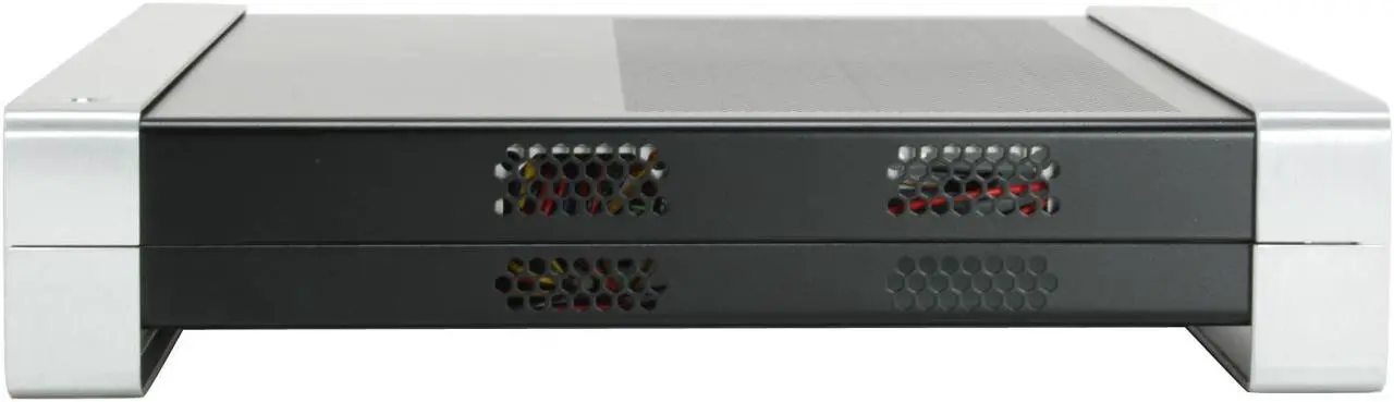 Alt view image 6 of 12 - SILVERSTONE Black Aluminum / Steel Milo Series ML02B-MXR Micro ATX Media Center / HTPC Case