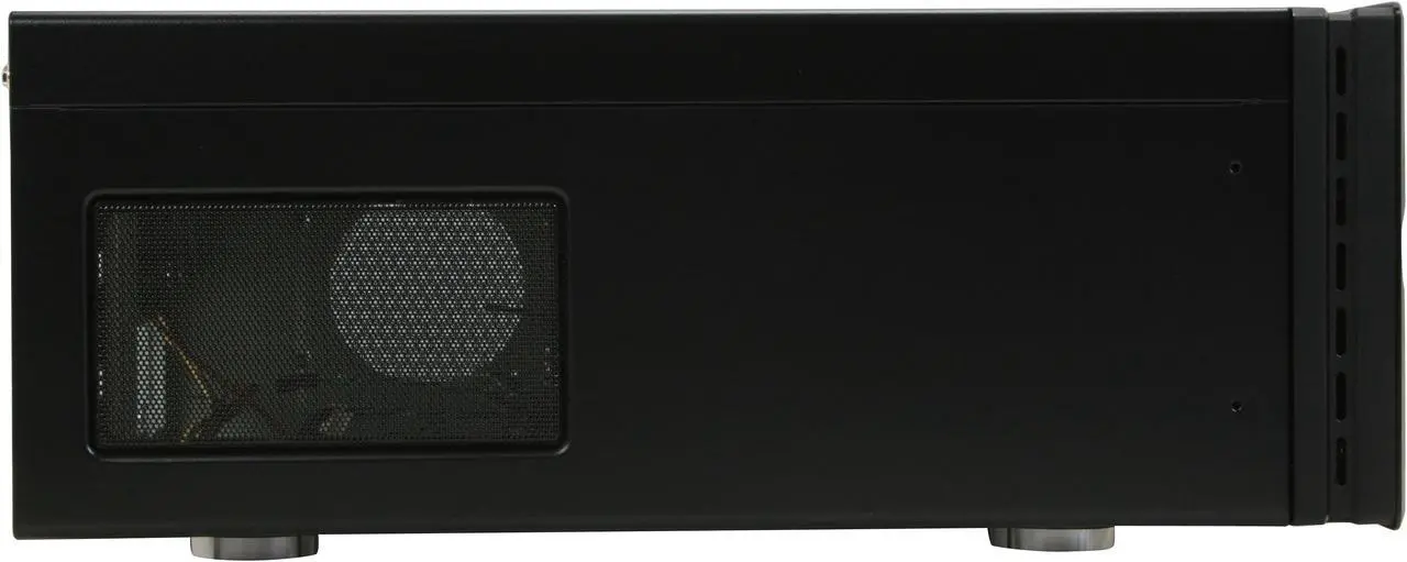 Alt view image 5 of 11 - SILVERSTONE Black Aluminum / Steel Lascala Series LC10B-E ATX Media Center / HTPC Case