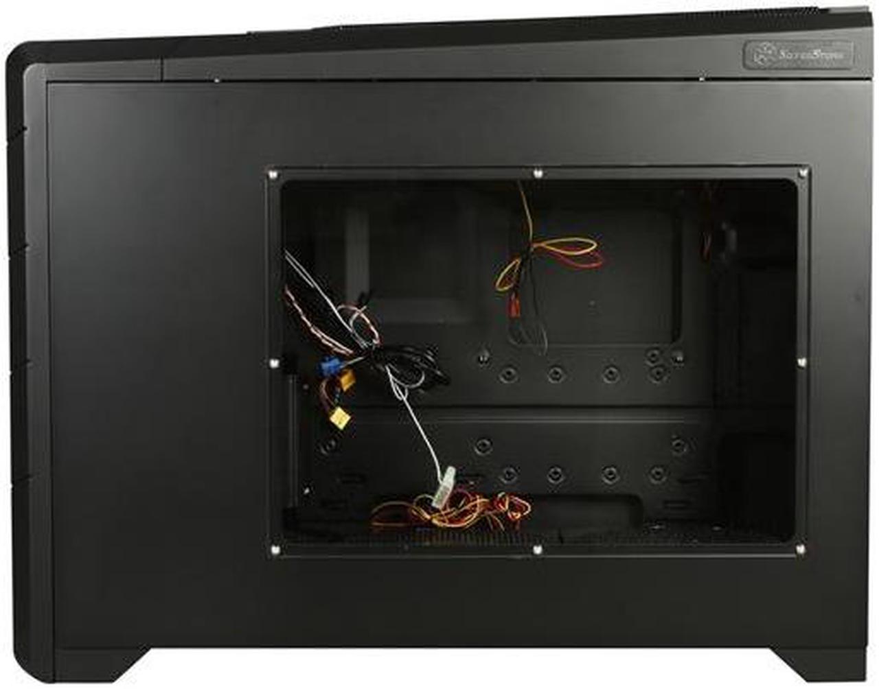 Alt view image 4 of 10 - SilverStone RAVEN RV02-BW Matte black 0.8mm Steel ATX Full Tower Computer Case