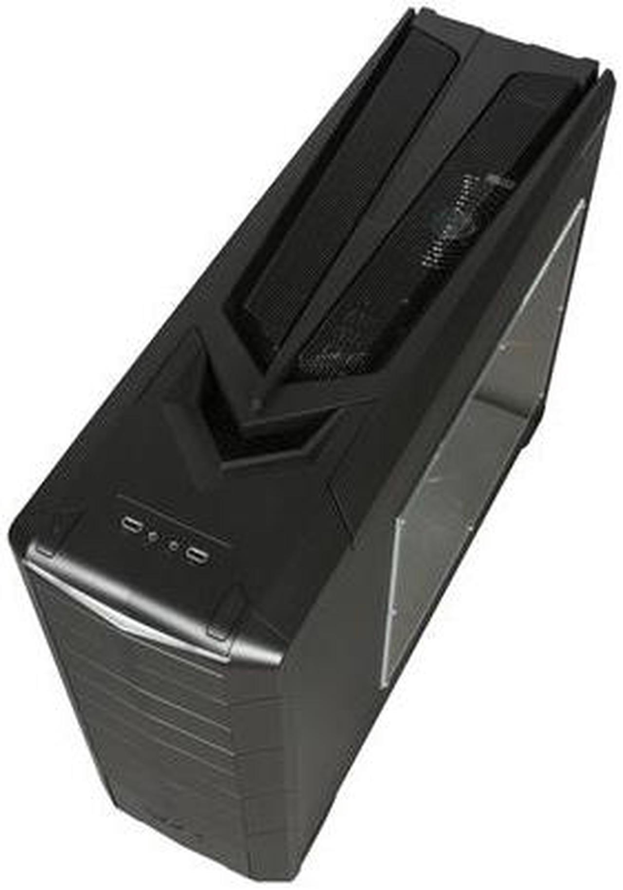 Alt view image 8 of 10 - SilverStone RAVEN RV02-BW Matte black 0.8mm Steel ATX Full Tower Computer Case