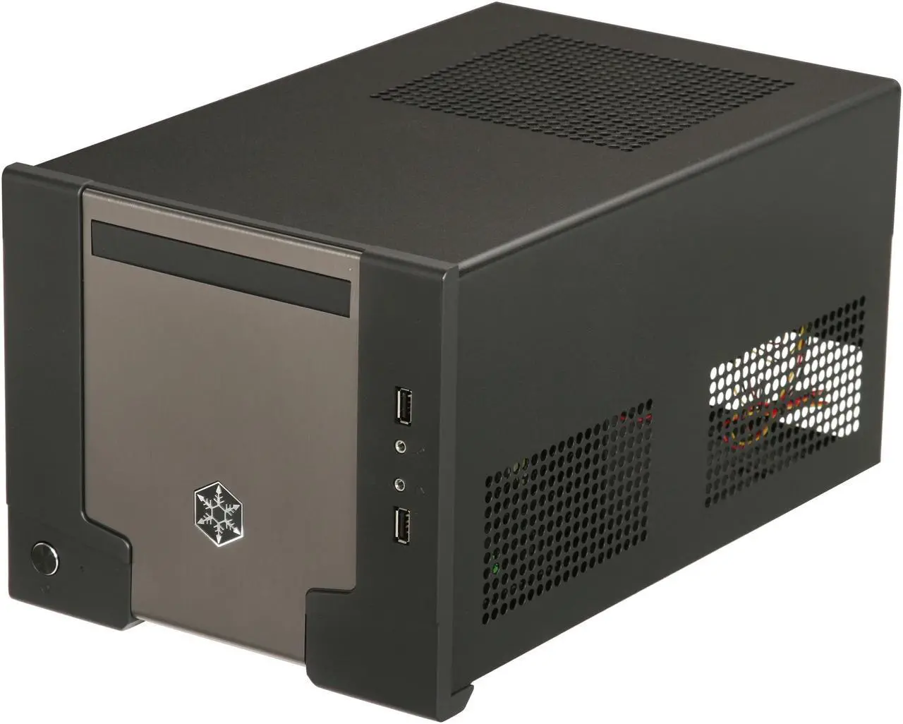 Main image of SilverStone Sugo Series SG07-B Black Aluminum / SECC Mini-ITX Desktop Computer Case 600W 80+ Bronze Certified / Single +12V rail Power Supply
