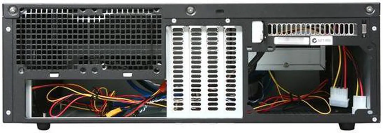 Alt view image 4 of 7 - SILVERSTONE Black Aluminum front door and plastic front panel, 0.8mm SECC body Grandia Series GD06B ATX Media Center / HTPC Case
