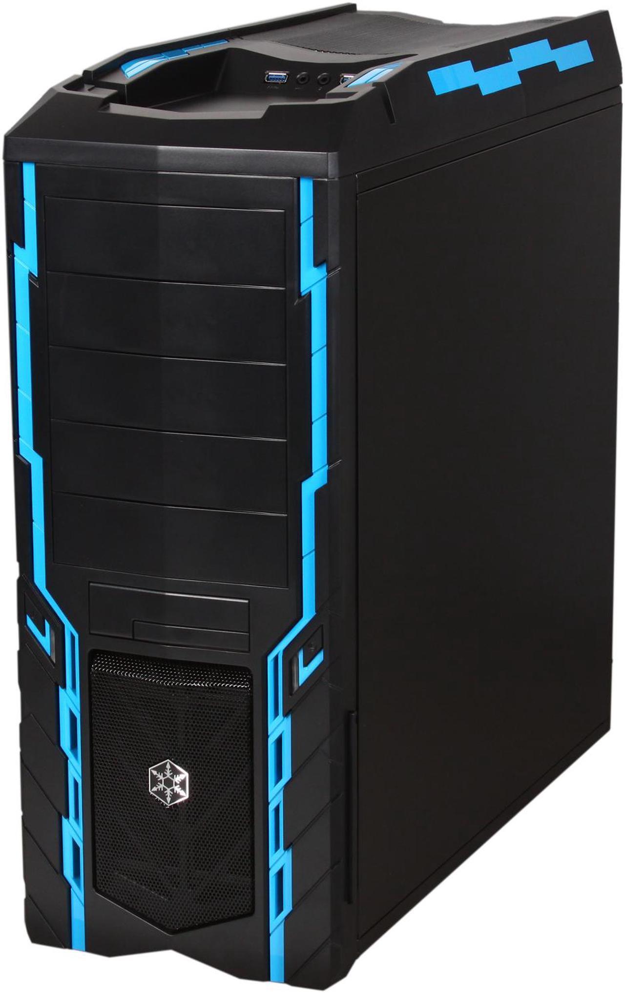 Alt view image 3 of 10 - SilverStone Precision Series PS06B-W Black Plastic & mesh front panel and 0.7mm steel body ATX Mid Tower Computer Case