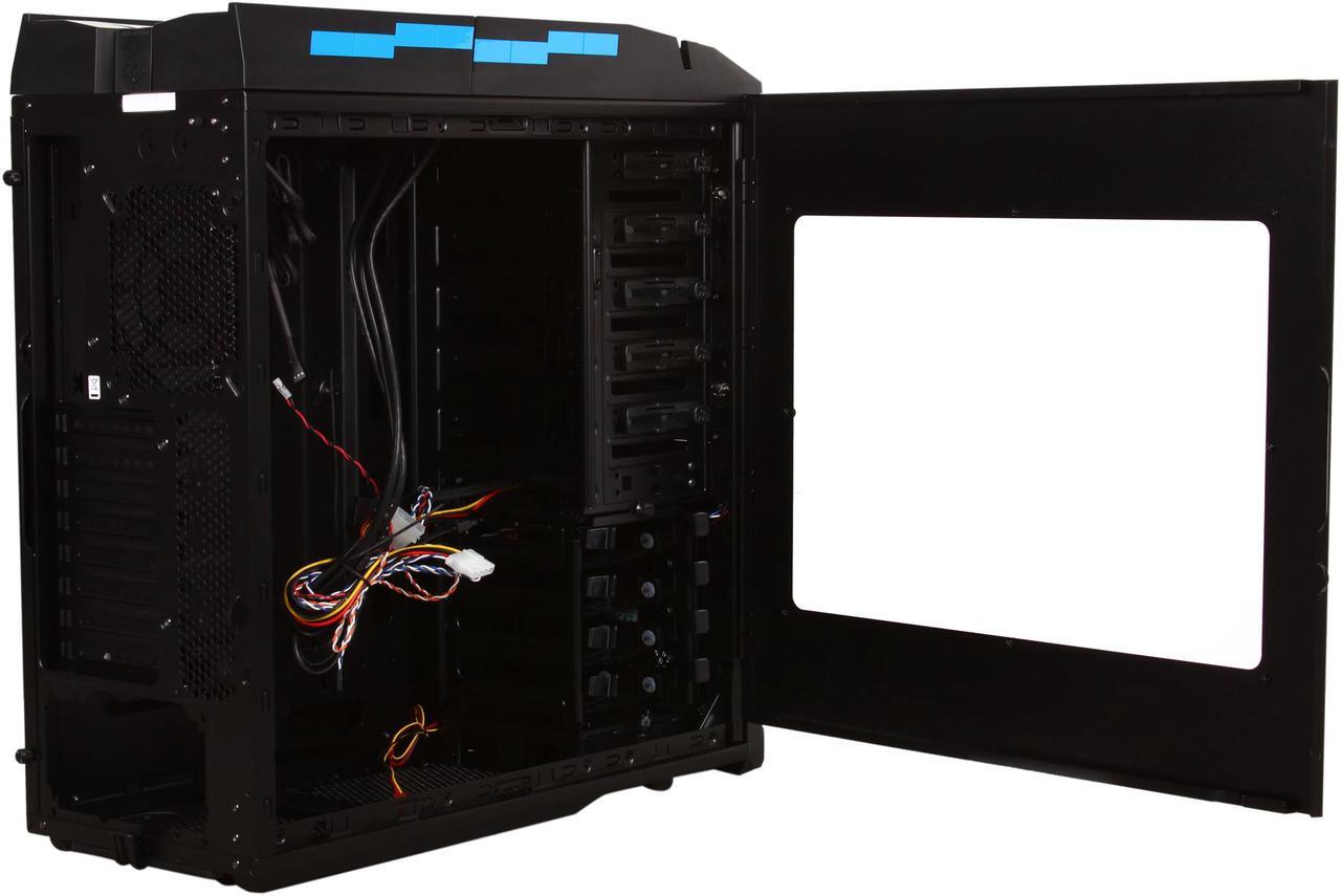 Alt view image 5 of 10 - SilverStone Precision Series PS06B-W Black Plastic & mesh front panel and 0.7mm steel body ATX Mid Tower Computer Case