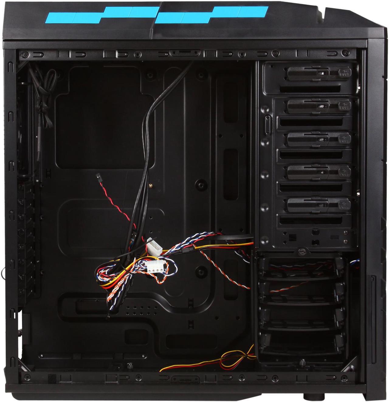 Alt view image 6 of 10 - SilverStone Precision Series PS06B-W Black Plastic & mesh front panel and 0.7mm steel body ATX Mid Tower Computer Case