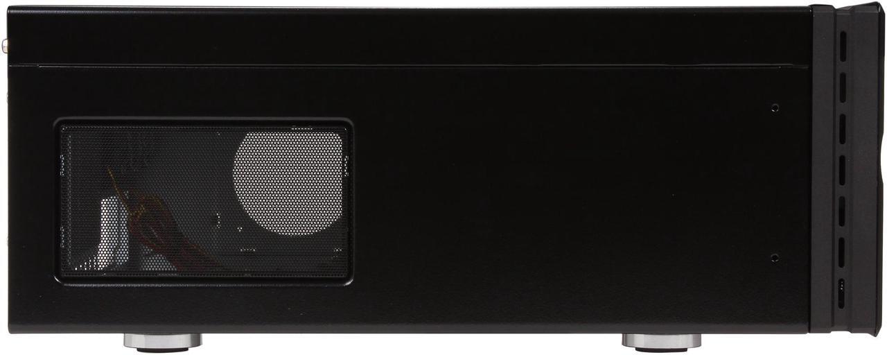 Alt view image 3 of 7 - SILVERSTONE Black Aluminum / Steel Lascala Series SST-LC10B-E-USB3.0 ATX Media Center / HTPC Case