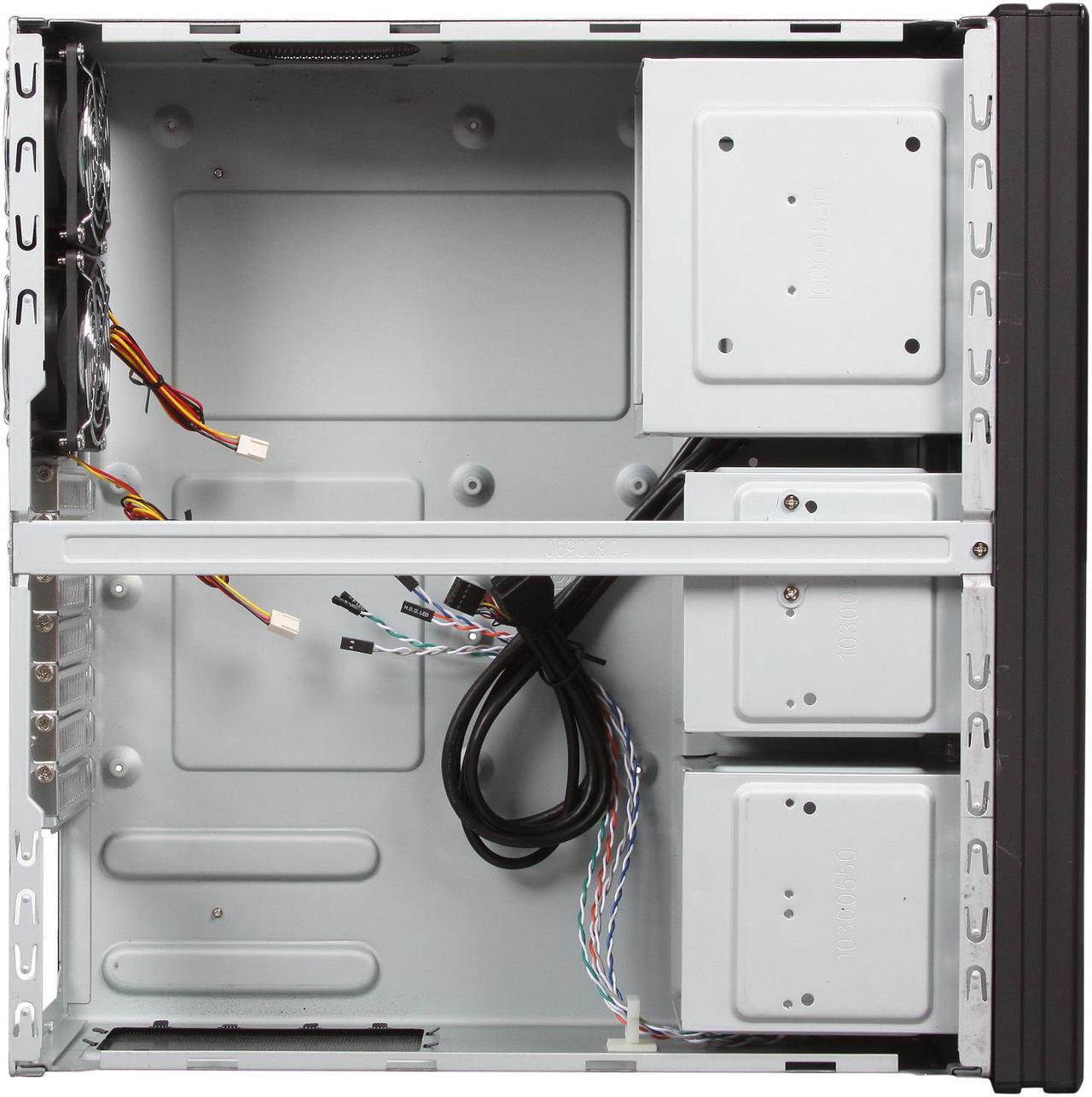 Alt view image 6 of 7 - SILVERSTONE Black Aluminum / Steel Lascala Series SST-LC10B-E-USB3.0 ATX Media Center / HTPC Case