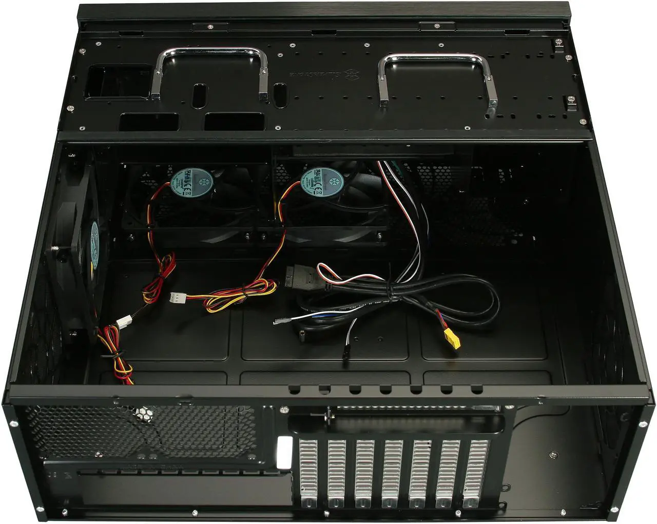 Alt view image 5 of 8 - SILVERSTONE Black Aluminum / Steel Grandia Series SST-GD07B ATX Media Center / HTPC Case