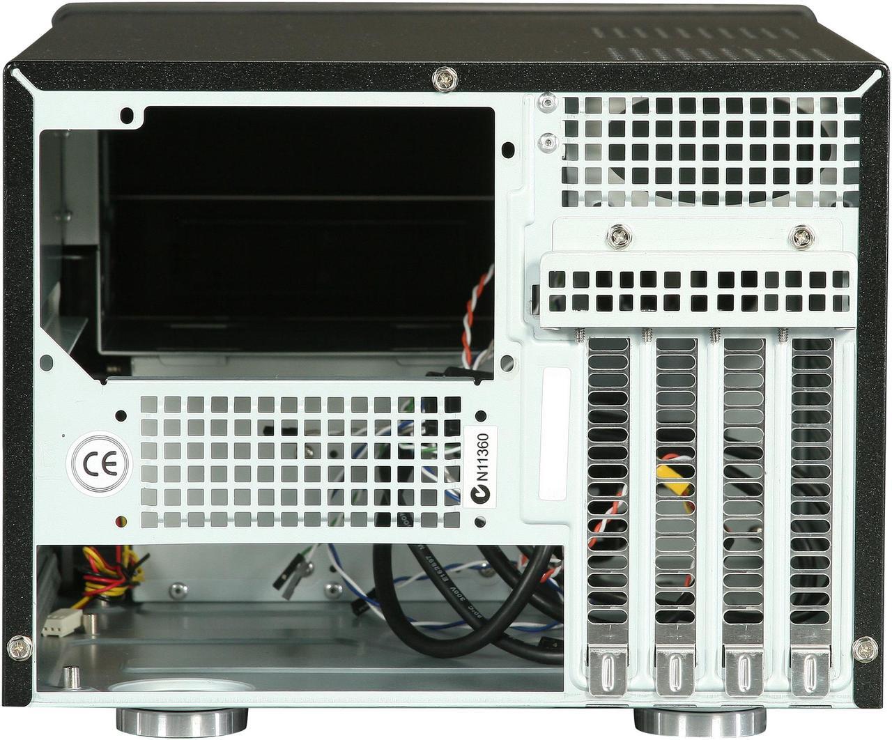 Alt view image 4 of 8 - SilverStone Sugo Series SG02B-F-USB3.0 ABS / SECC Steel MicroATX Desktop Computer Case with 2 x USB3.0 ports (Black)