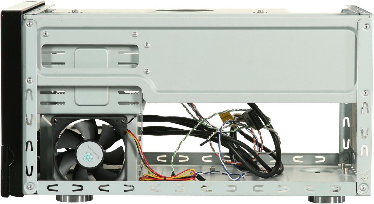 Alt view image 6 of 8 - SilverStone Sugo Series SG02B-F-USB3.0 ABS / SECC Steel MicroATX Desktop Computer Case with 2 x USB3.0 ports (Black)