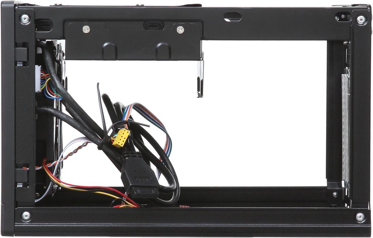 Alt view image 7 of 10 - SilverStone Sugo Series SG05BB-LITE Black SECC / Plastic Mini-ITX Desktop Computer Case with 2 x USB3.0 ports (Black)