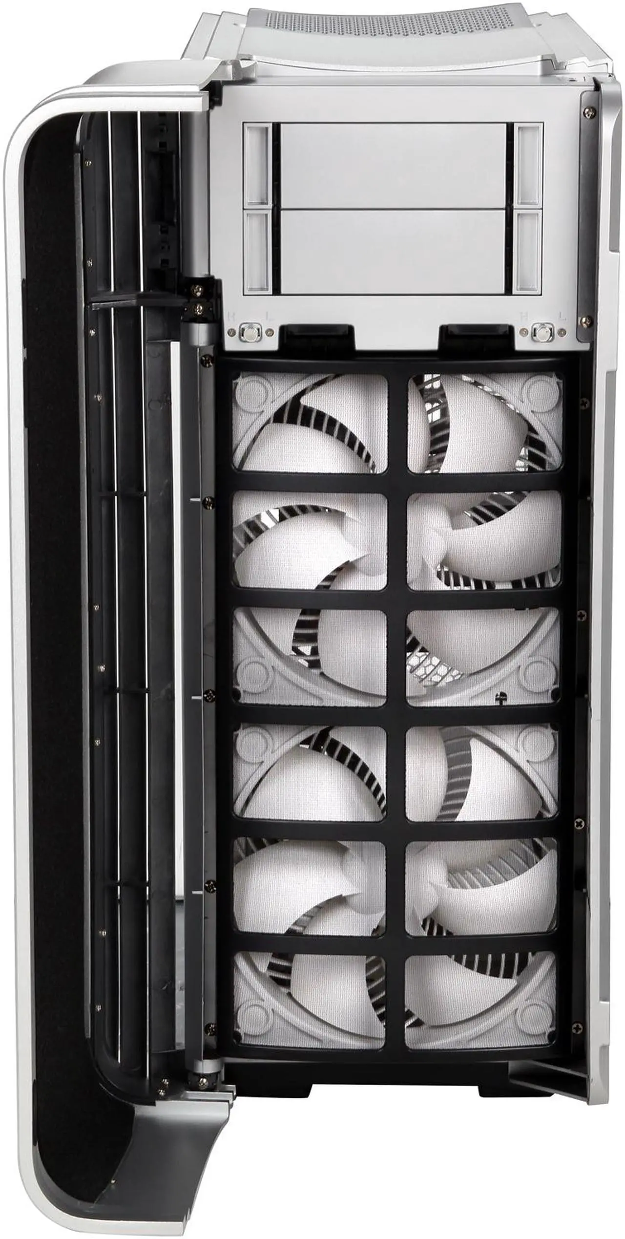 Alt view image 2 of 9 - SilverStone FT04S-W Silver Extended ATX Aluminum Full Tower Case with Window Side Panel
