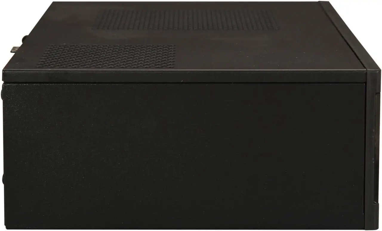 Alt view image 3 of 8 - SILVERSTONE Milo series ML05B Black Acrylic Front Panel, 0.8mm SECC body Mini-ITX Media Center / HTPC Case