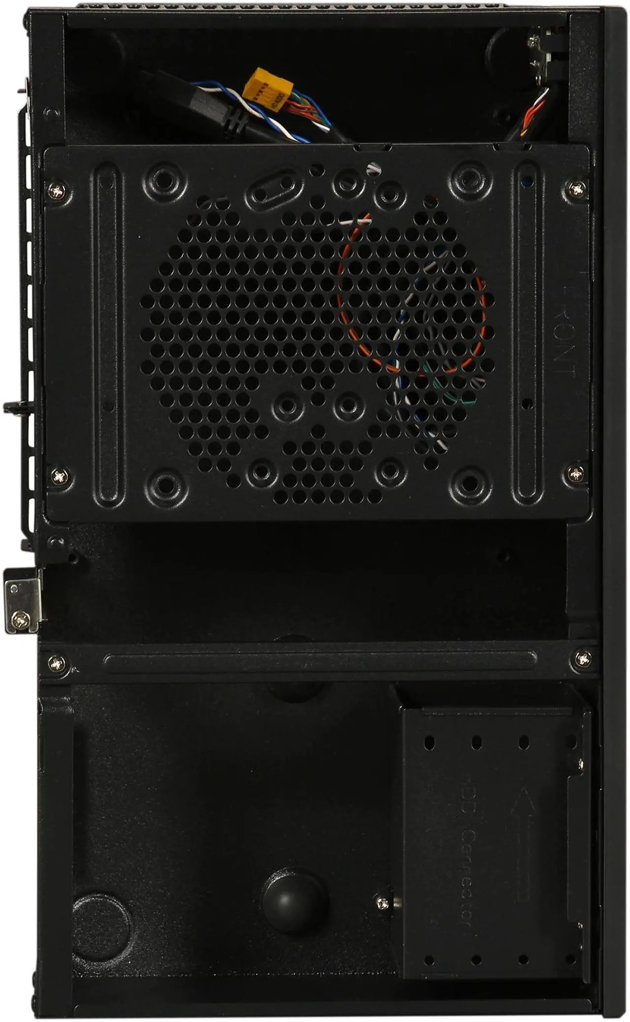 Alt view image 7 of 8 - SILVERSTONE Milo series ML05B Black Acrylic Front Panel, 0.8mm SECC body Mini-ITX Media Center / HTPC Case