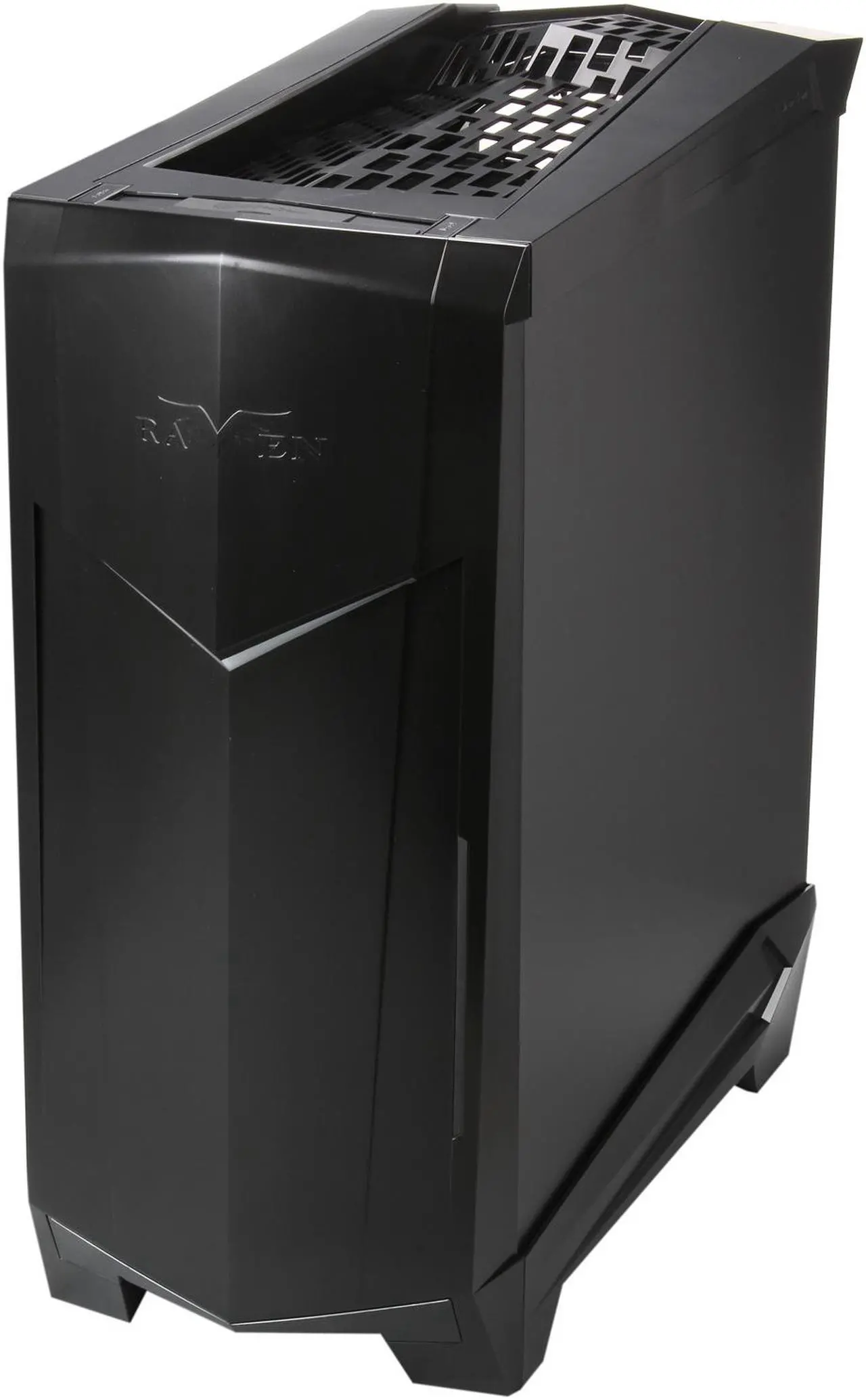 Alt view image 4 of 10 - SilverStone RAVEN Series RV05B-W Black Plastic outer shell, steel body ATX / Micro ATX Mid Tower Computer Case