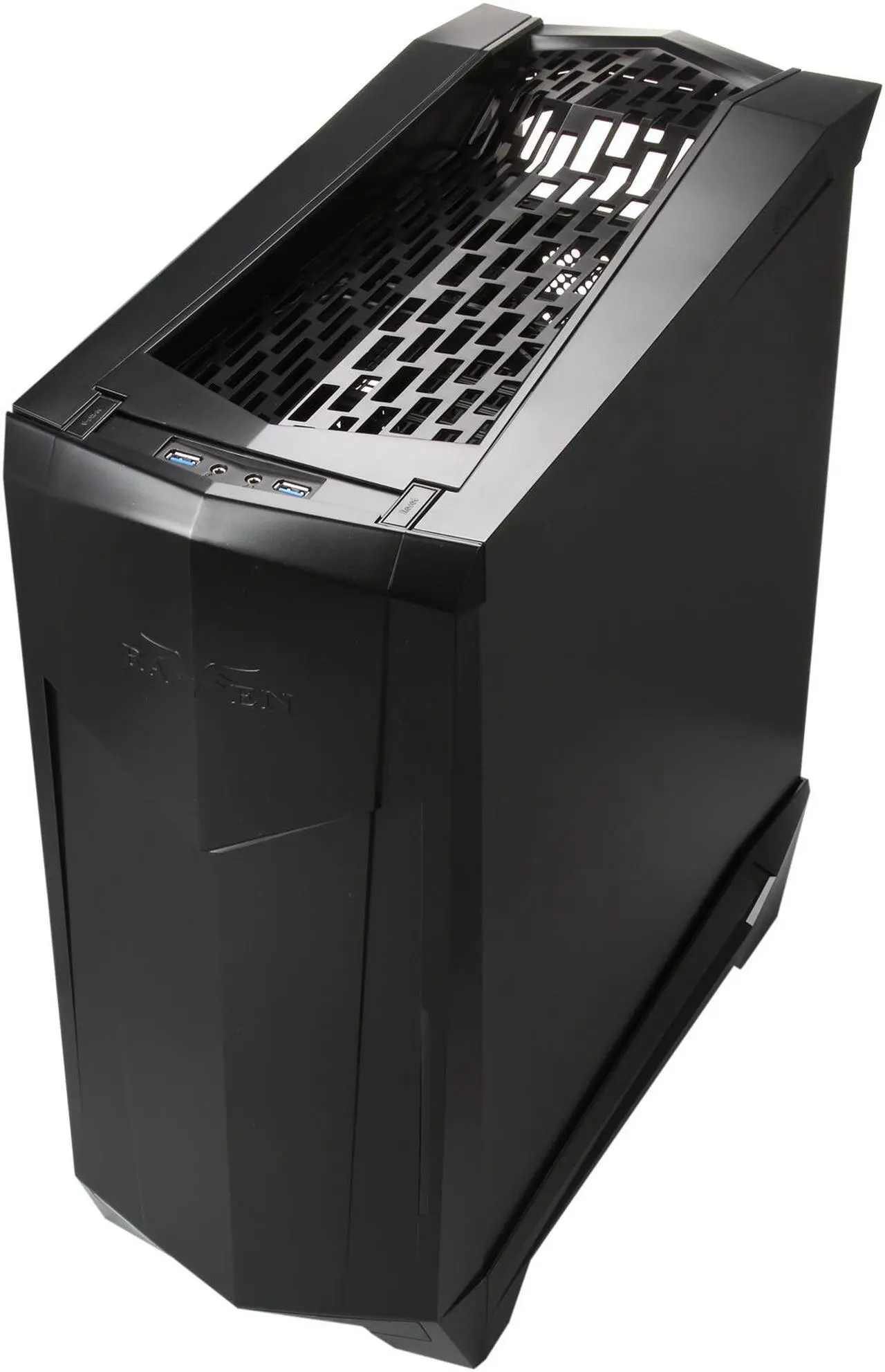 Alt view image 9 of 10 - SilverStone RAVEN Series RV05B-W Black Plastic outer shell, steel body ATX / Micro ATX Mid Tower Computer Case