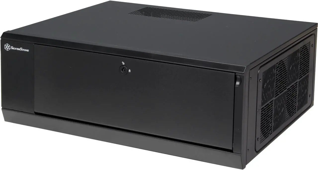 Main image of SILVERSTONE Grandia Series GD10B Aluminum HTPC for ATX / Micro-ATX / SSI-CEB Computer Case