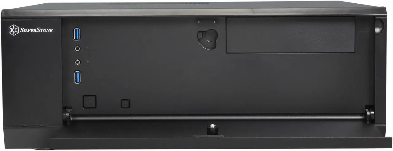 Alt view image 3 of 7 - SILVERSTONE Grandia Series GD10B Aluminum HTPC for ATX / Micro-ATX / SSI-CEB Computer Case