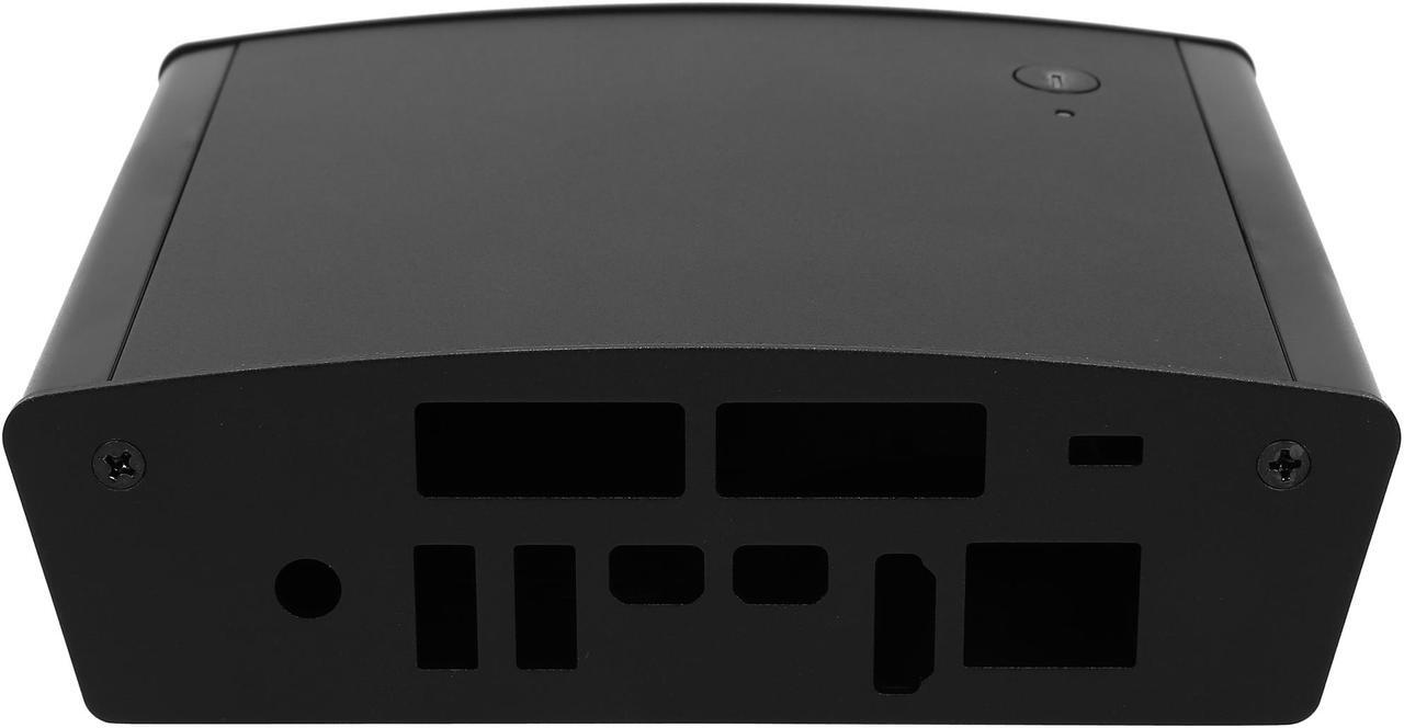 Alt view image 4 of 6 - SilverStone PT15B-H1D2 Black Aluminum / Plastic Computer Case with 1x HDMI and 2x Display Ports