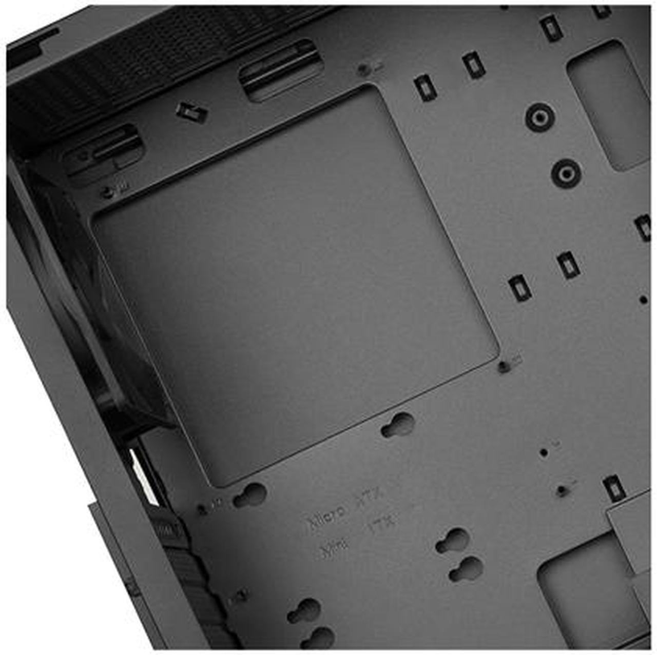 Alt view image 7 of 10 - SilverStone Precision Series PS15 SST-PS15B-G Black Steel / Plastic / Tempered Glass Micro ATX Tower Computer Case