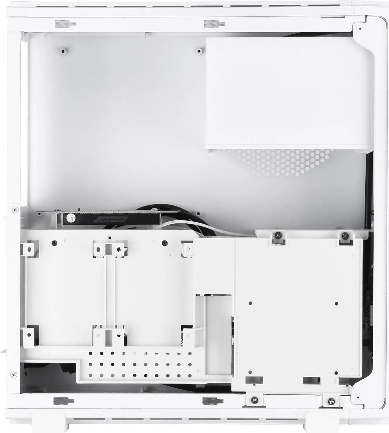 Alt view image 2 of 6 - SilverStone RVZ03-ARGB SST-RVZ03W-ARGB White Steel / Plastic Mini-ITX Slim Computer Case