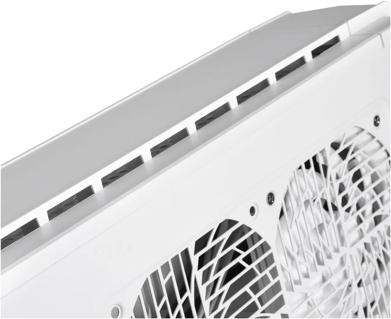 Alt view image 3 of 6 - SilverStone RVZ03-ARGB SST-RVZ03W-ARGB White Steel / Plastic Mini-ITX Slim Computer Case