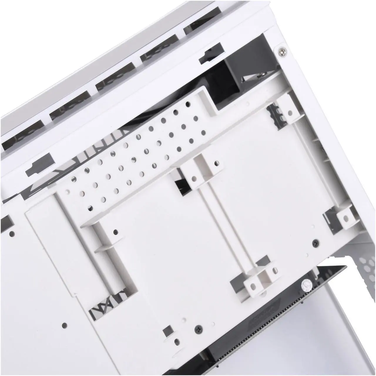 Alt view image 4 of 6 - SilverStone RVZ03-ARGB SST-RVZ03W-ARGB White Steel / Plastic Mini-ITX Slim Computer Case