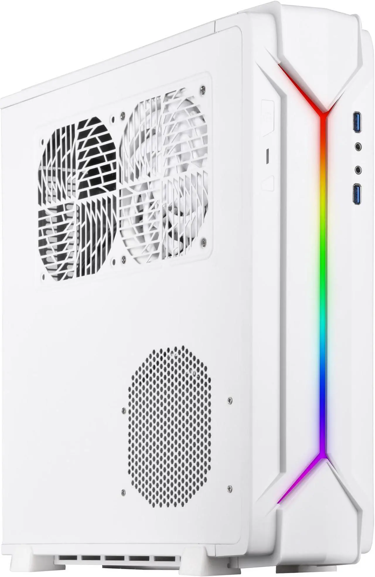 Main image of SilverStone RVZ03-ARGB SST-RVZ03W-ARGB White Steel / Plastic Mini-ITX Slim Computer Case