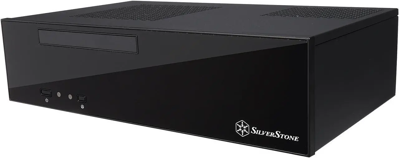 Alt view image 4 of 10 - SilverStone Milo Series SST-ML09B Black Acrylic and plastic front panel, 0.8mm steel body Mini-ITX Computer Case