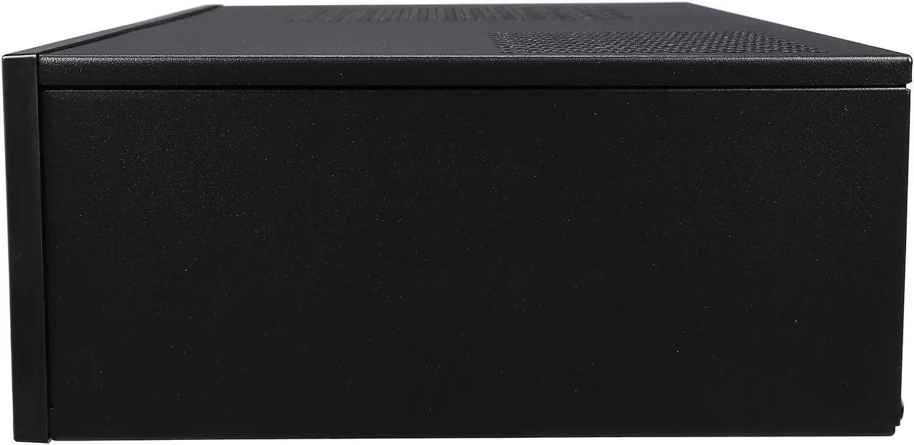 Alt view image 7 of 10 - SilverStone Milo Series SST-ML09B Black Acrylic and plastic front panel, 0.8mm steel body Mini-ITX Computer Case