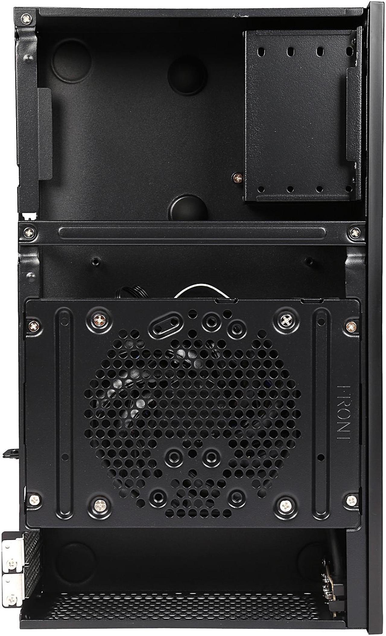 Alt view image 8 of 10 - SilverStone Milo Series SST-ML09B Black Acrylic and plastic front panel, 0.8mm steel body Mini-ITX Computer Case