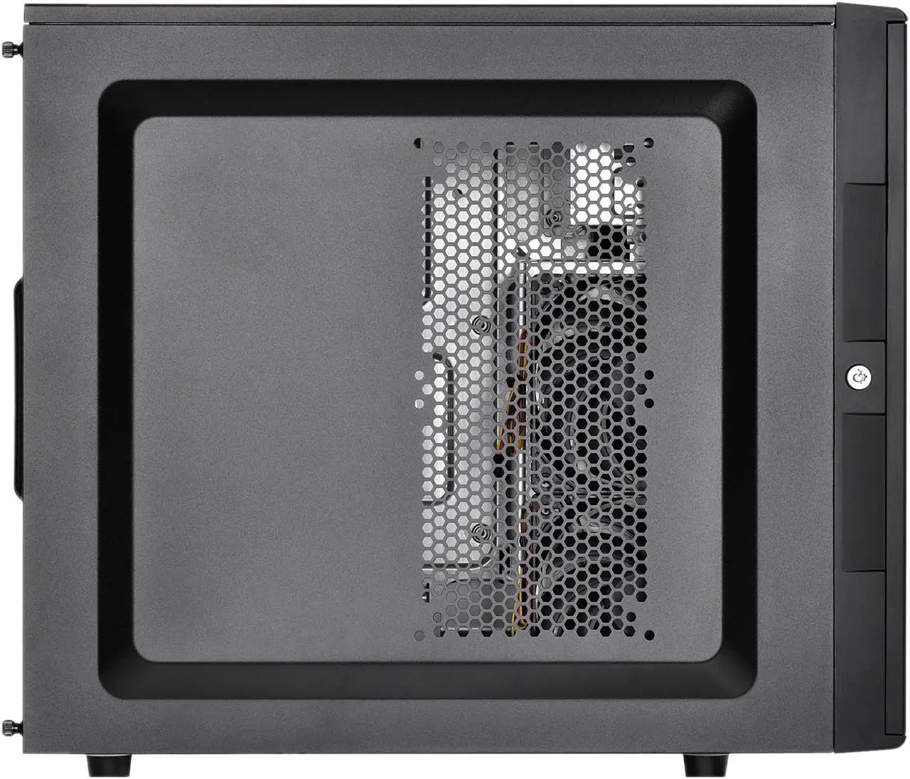 Alt view image 6 of 20 - SilverStone Case Storage Series SST-CS380 Black Plastic front door, steel body ATX Mid Tower Computer Case Standard PS2(ATX) Power Supply