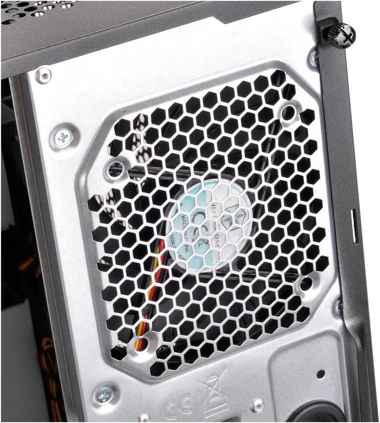 Alt view image 17 of 20 - SilverStone Case Storage Series SST-CS380 Black Plastic front door, steel body ATX Mid Tower Computer Case Standard PS2(ATX) Power Supply
