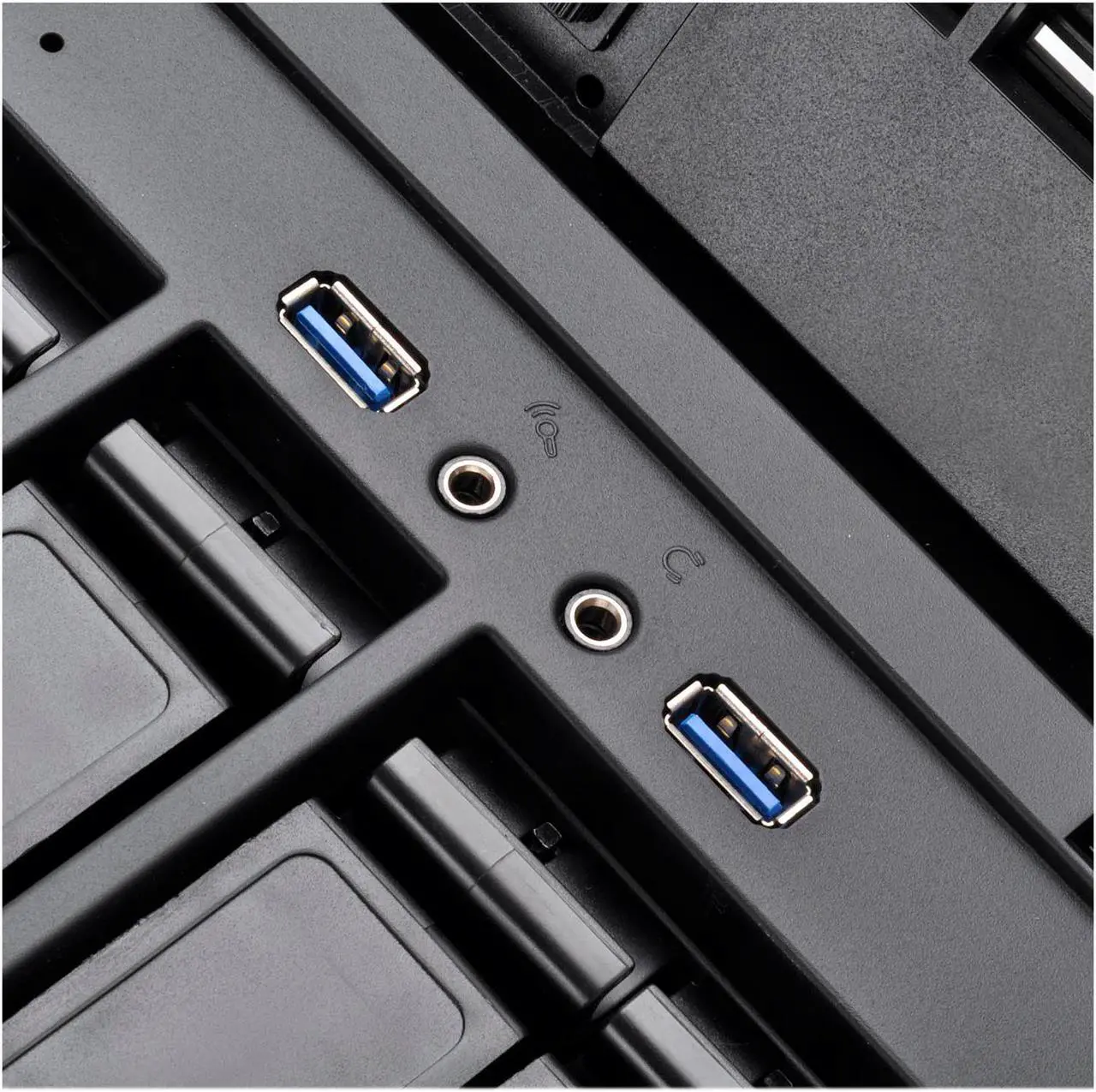 Alt view image 19 of 20 - SilverStone Case Storage Series SST-CS380 Black Plastic front door, steel body ATX Mid Tower Computer Case Standard PS2(ATX) Power Supply