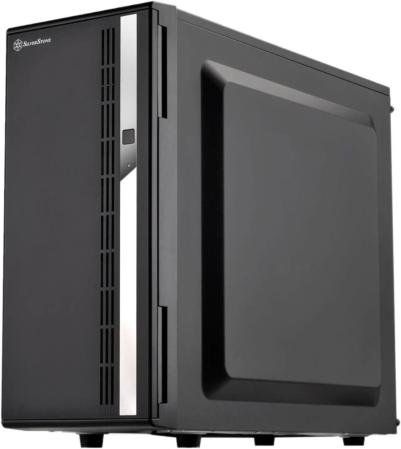 Alt view image 3 of 20 - SilverStone Case Storage Series SST-CS380 Black Plastic front door, steel body ATX Mid Tower Computer Case Standard PS2(ATX) Power Supply